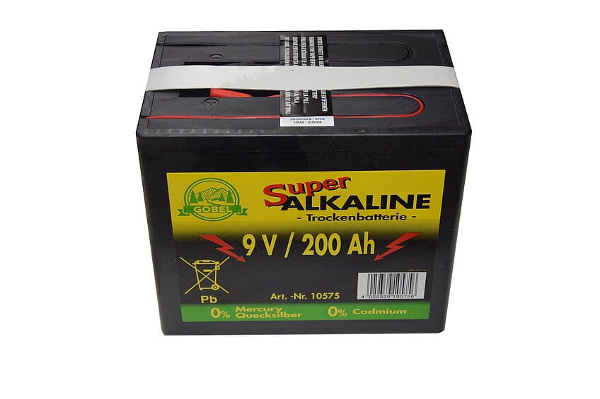 10575 Weidezaun Batterie 200 AH alkalisch 