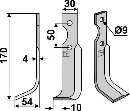 Fräsmesser L - passend zu Grillo 28036