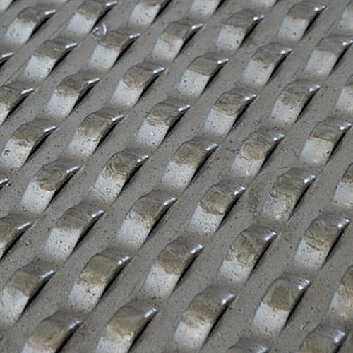 Slotted sheet metal for wood chip drying 2500 x 1185 x 3 mm / punched