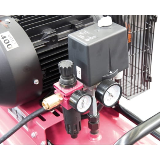 Elmag compressor, galvanized - 390 l/min / 10 bar / 400V
