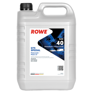 Motorenöl Rowe - HIGHTEC GTS SPEZIAL SAE 40 - API SF/CD - CCMC D2/G2 - MIL-L-2104D BL21655 Motorenöl Rowe - HIGHTEC GTS SPEZIAL SAE 40 - API SF/CD - CCMC D2/G2 - MIL-L-2104D