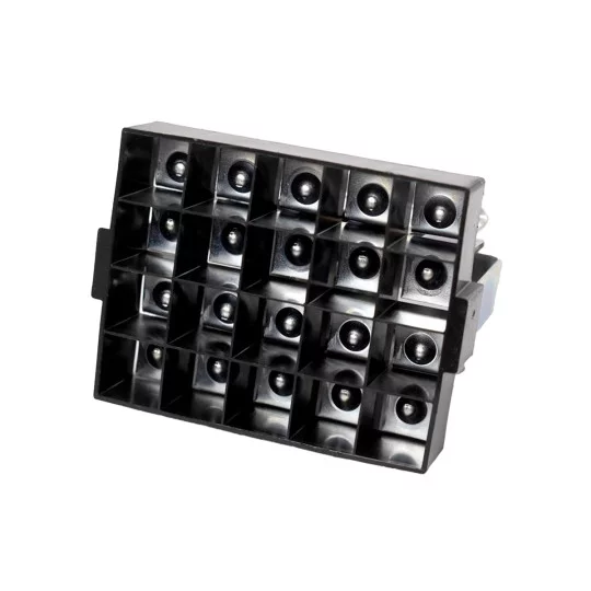 Einhand-Erdpresse für 20 Mini-Erdblöcke 20x20x20 mm | Profi Soil Block Maker aus verzinktem Stahl für Aussaat