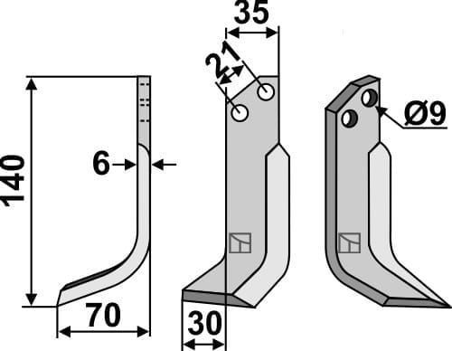 BL27685 Fräsmesser L - passend zu Grillo 7088
