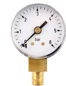 Manometer Ø40 0-6 bar ⅛" bottom - dry