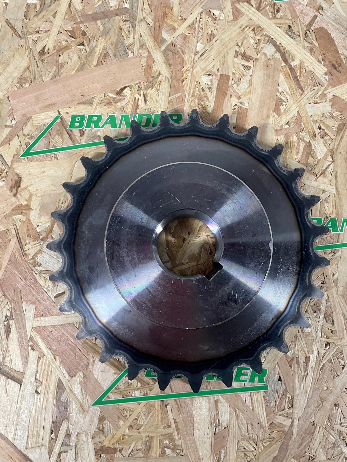 E043537 TEBBE Kettenrad 27Z, 1",einfach, Ø50, NUT 14 - 50705