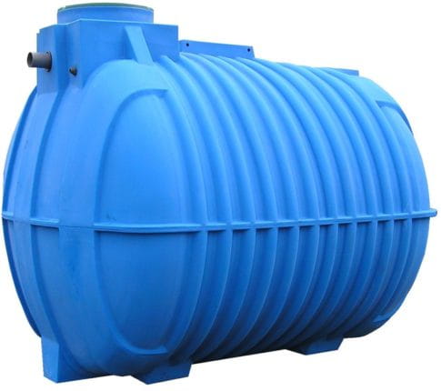 EMP Erdtank 10.000 Liter mit Filterset – unterirdischer Regenwassertank mit Ein-/Auslauf – Regenwasserspeicher System