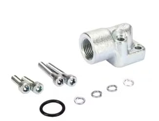 OMT Winkelflansch Stahl Lockreis 30mm  - 3/8" BSP