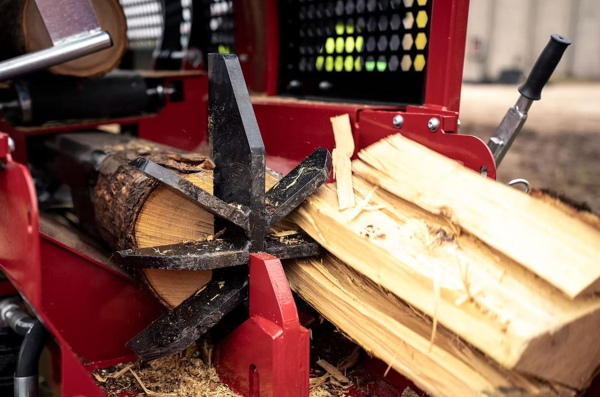 BRUGGER Sägespaltautomat SA48 PRO Benzin 14 PS | 48 cm | 20 t Spaltdruck | Profi Brennholzautomat