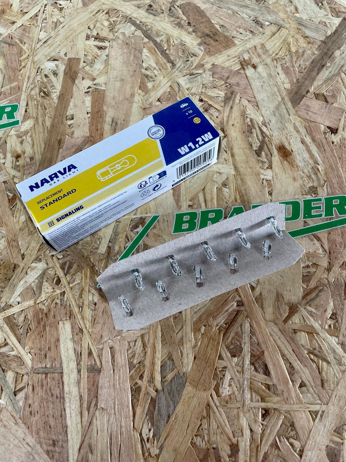 NARVA Glühlampe Innenraumleuchte - Glassockellampe, 12V, 1,2W