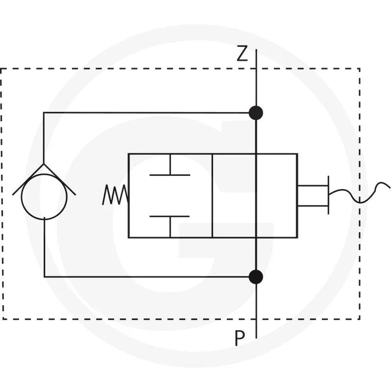Hubbegrenzer Schieberventil, Rohrgewinde G (BSP) - M16x1,5