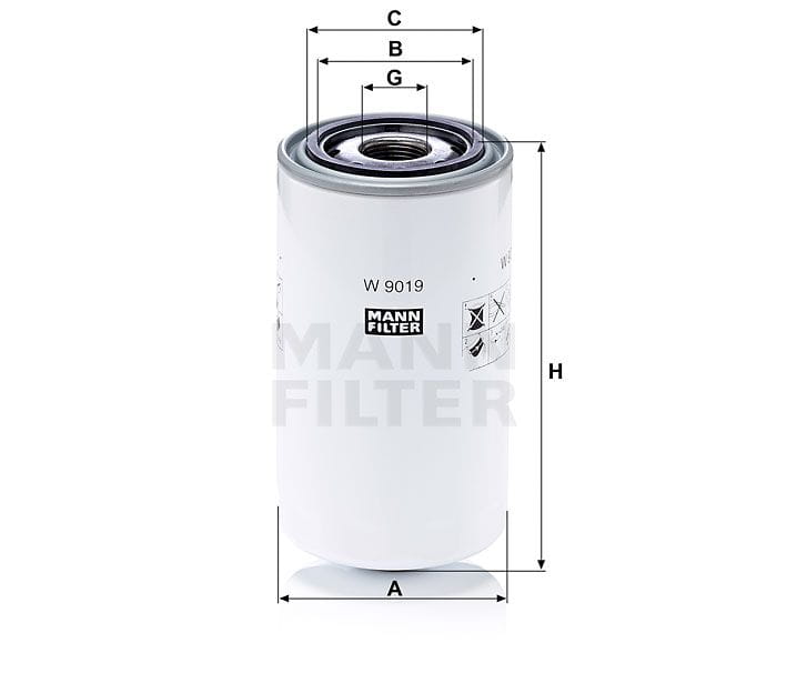BLW9019 Mann Filter W9019 Wechselfilter