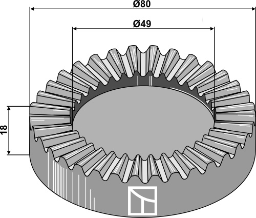 660-104 Klemmverstellscheibe 72 Zähne