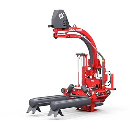 Metalfach Z629 bale wrapper | 3-point linkage | self-loading & hydraulic | for bales up to 1500 mm