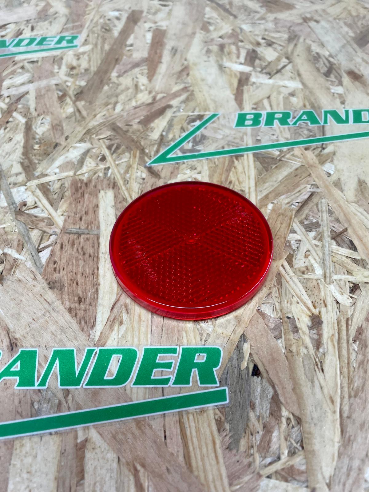 HELLA Rückstrahler 60mm rot - selbstklebend