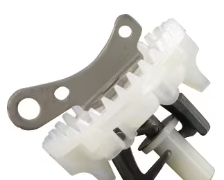 Gear, Alloy?, Kunststoffzahnrad, Konstruktionsbauteil, Weißes Zahnrad