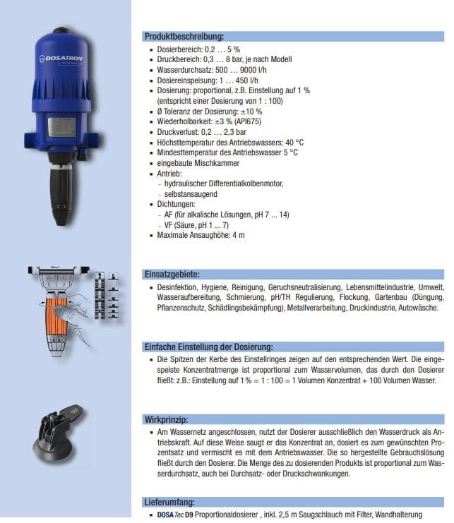 DOSATec proportional feeder D9