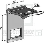 BL28559 Halter für Zinken 32 x 12 mit Verstärkungsfeder 32 x 10