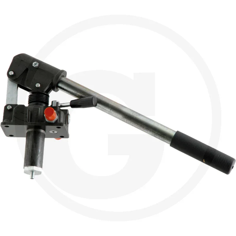 Handpumpe mit Hebel 12ccm / für doppeltwirkende Zylinder / einstellbares Druckbegrenzungsventil