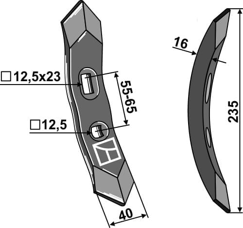 BL28753 Schar - passend zu Simba P03017 / Great Plains 820488C