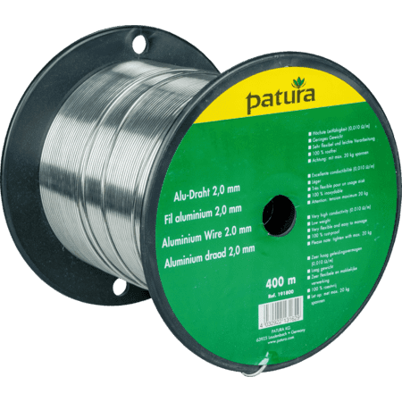 BLP191800 Patura Alu Draht Ø 2,0mm / 400m