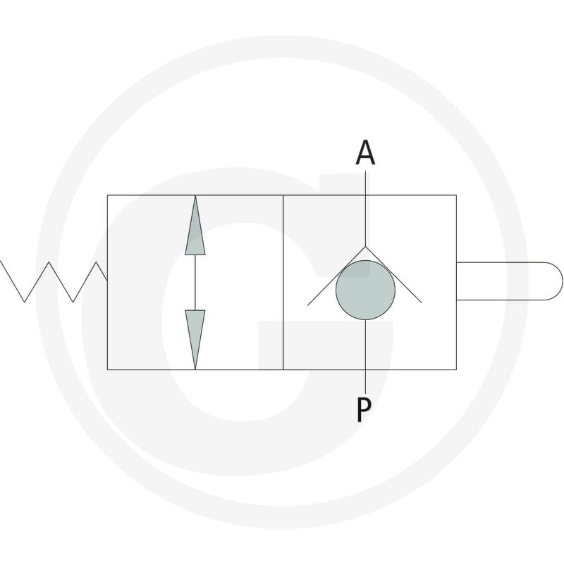 Oleodinamica Marchesini 2/2-way valve NC-VF-3/4"BSP