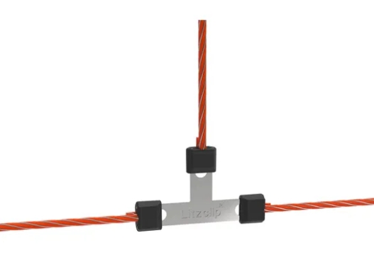 Litzclip Litzen-T-Verbinder 3mm, Edelstahl, 5 Stück