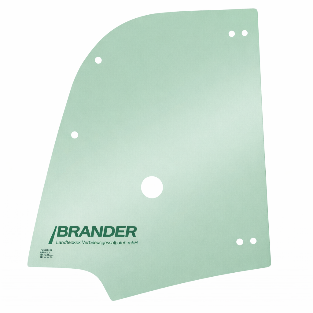 Door glass, top left - suitable for Kramer 350 (Type 348-01), 5025 (Type 348-52), 5035 (Type 348-01)