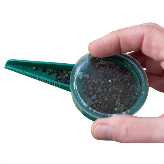 Handsägerät mit graduierter Schale 0–5 (Ø 6 cm) – präzises Einzelkorn-Sägerät für Gemüsebau