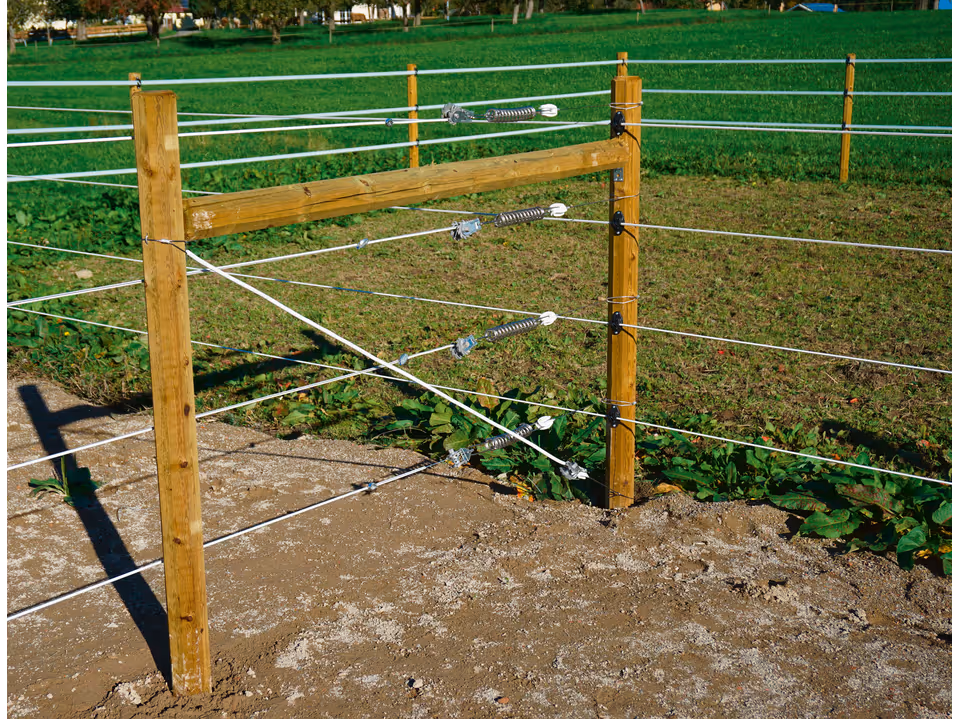 Abspannset diagonal für H-Konstruktion