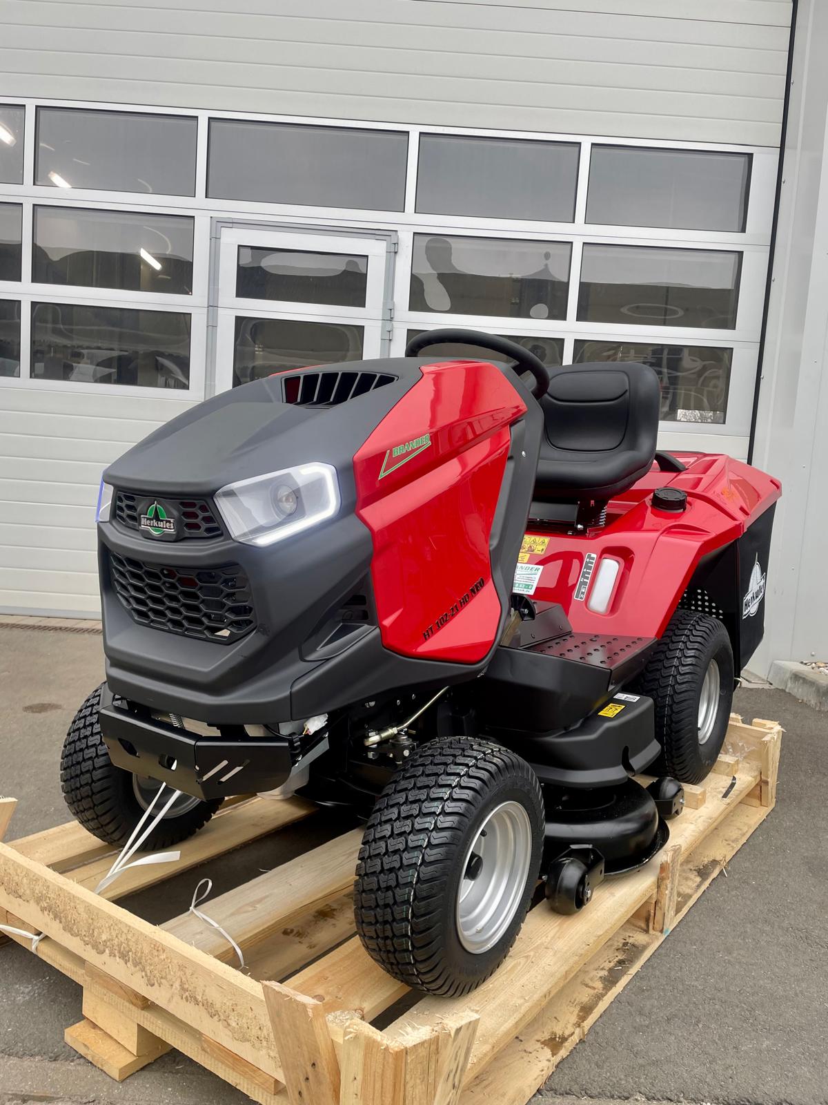 Herkules Rasentraktor HT 102-21 HD NEO – 102 cm Schnittbreite, Loncin 2-Zylinder, Hydrostat