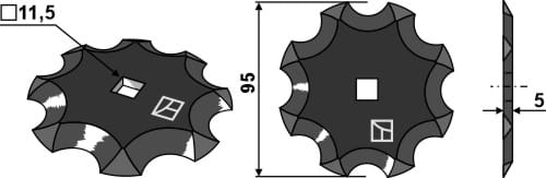 BL29747 Futtermischwagenmesser - passend zu Seko 244790541