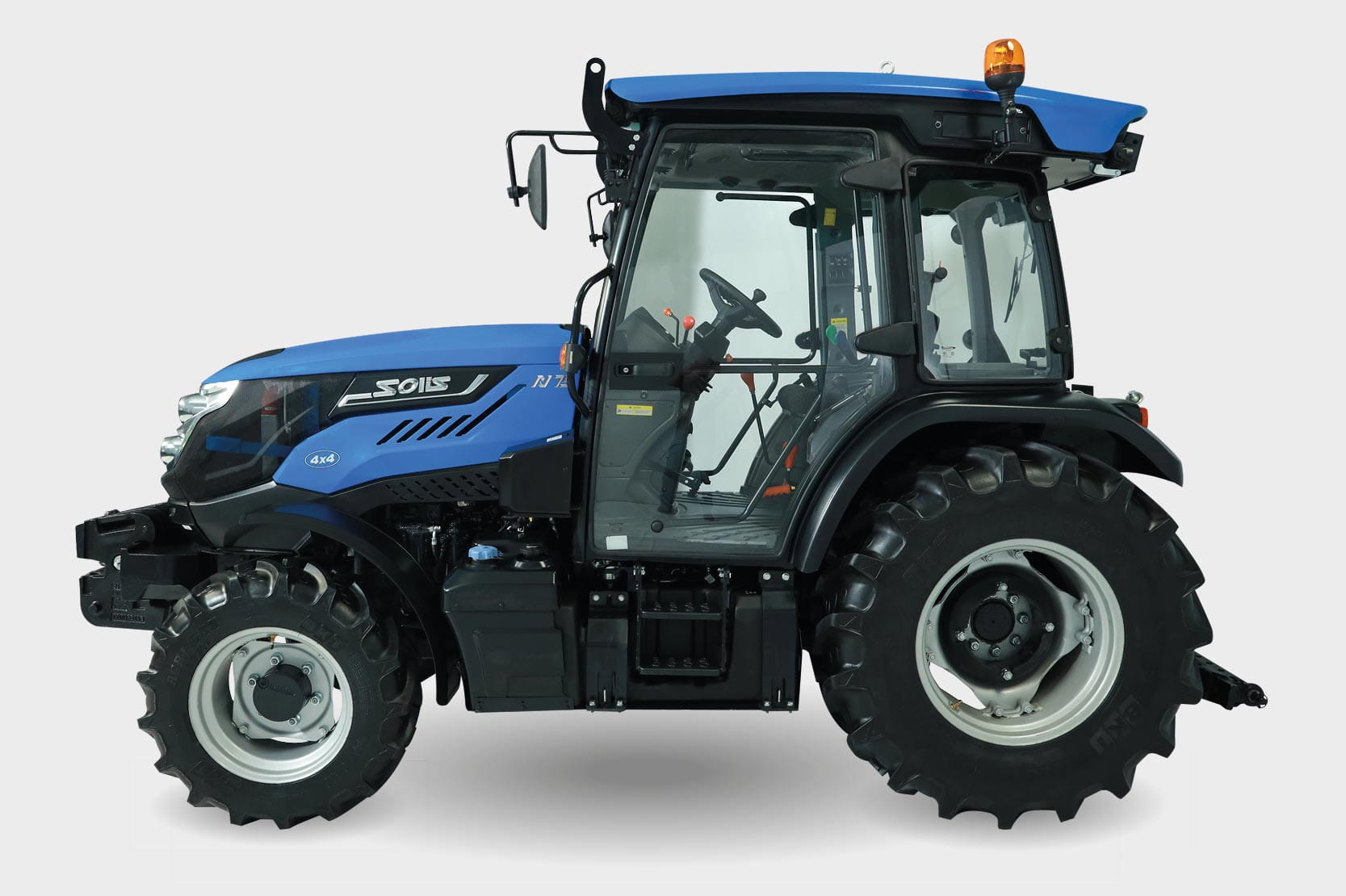 Solis 75 NT Stage V Carraro mit Kabine – Schmalspurtraktor 75 PS