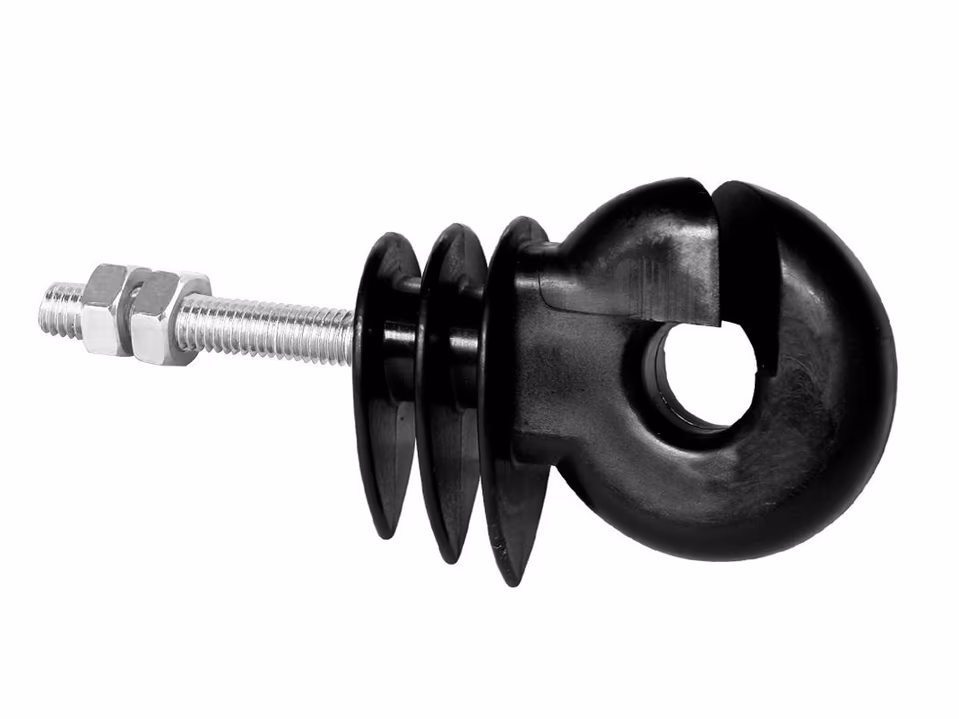 25x Ringisolator metrisch. Gewinde 35 x 6mm, schwarz