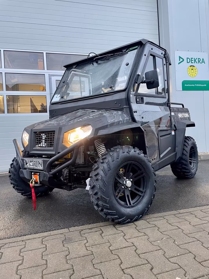 Hisun Sector E1 – Electric UTV with 48V AC drive | 75 km range & 4WD