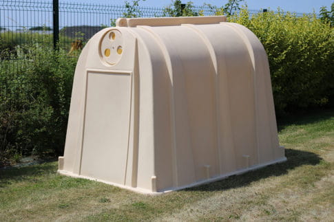 EMP calf igloo 2200 | L x W x H: 2100 x 1400 x 1500 mm | Color: white