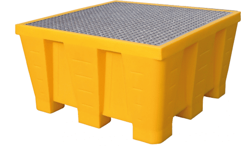 EMP Auffangwanne für 4 Fässer – 880 Liter - unterfahrbar