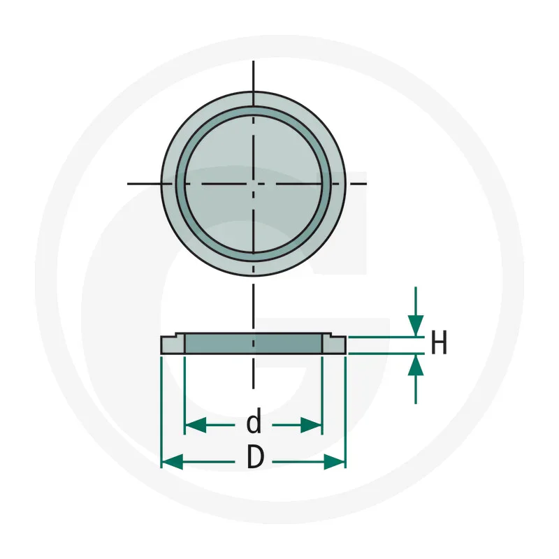 100x G1/2" U-Seal-Dichtring