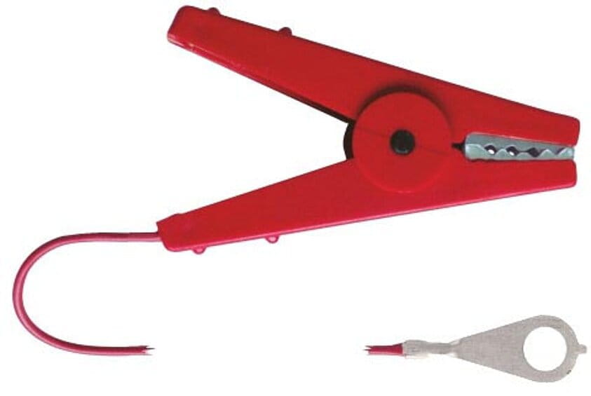 15510 Zaunanschlusskabel Krokodilklemme/Öse SB1er