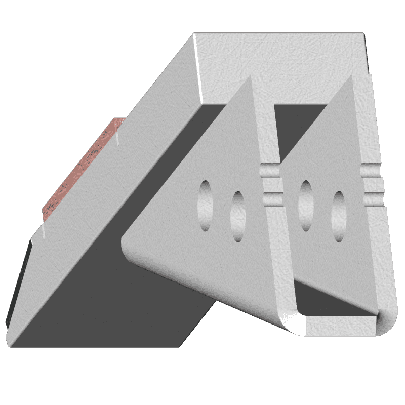 Deep loosening chisel suitable for RAZOL 004438+BRC 1070