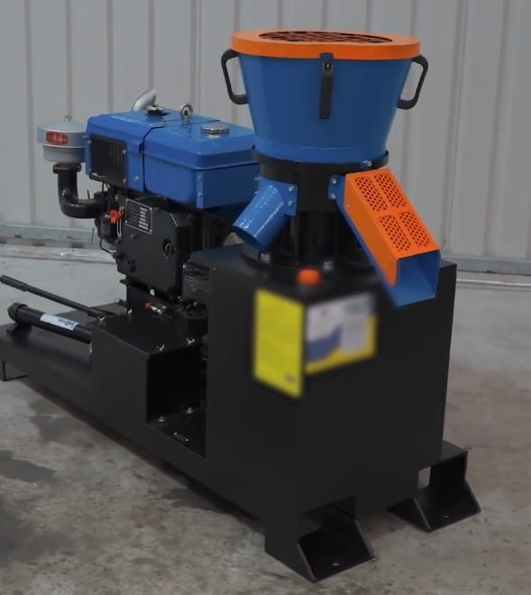 Pelletpresse 700 kg/h Diesel | Mobiler Granulator 30 PS | Profi Biomasse & Futterpellets