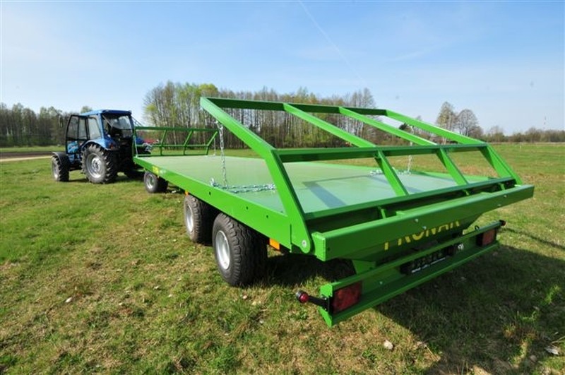 landwirtschaft, transportanhänger, grüner trailer, metalldeichsel, traktoranhänger