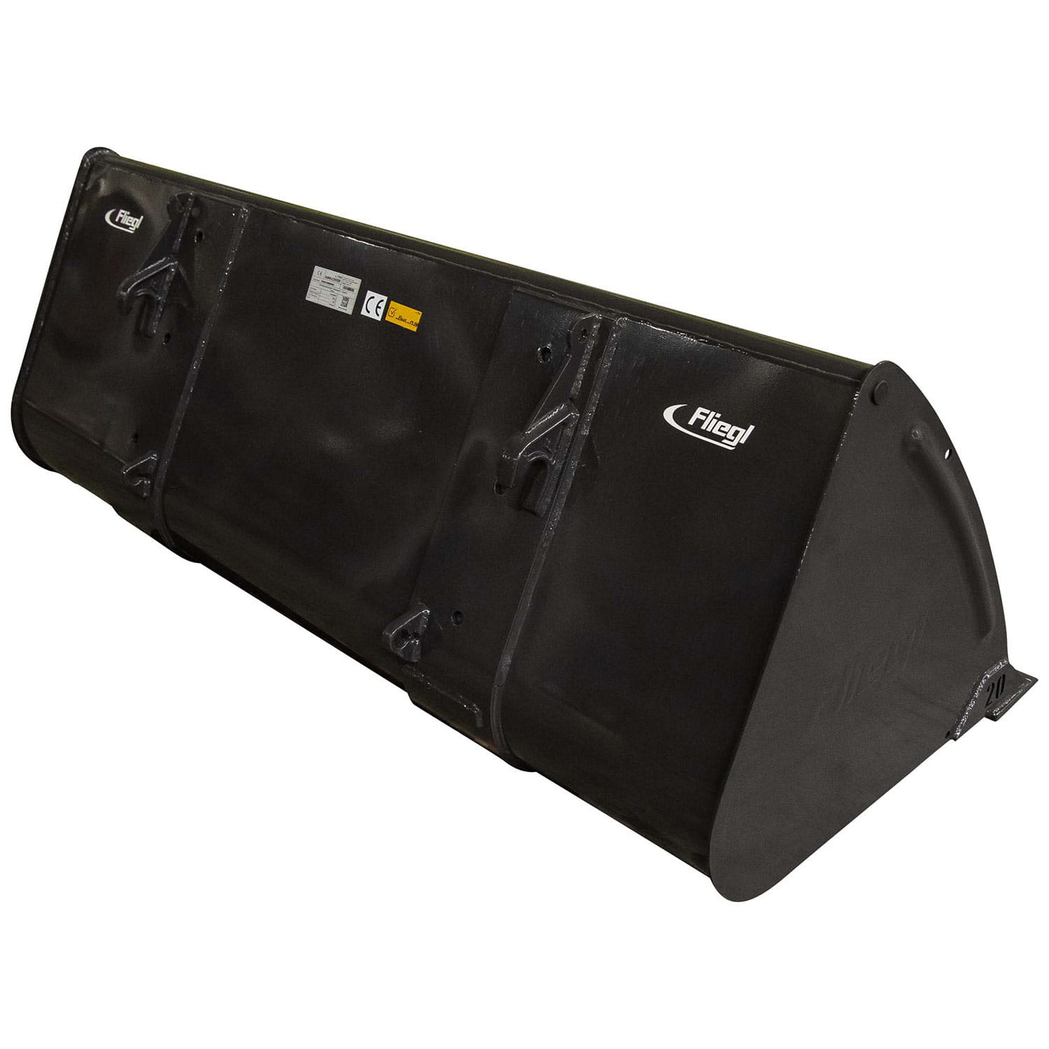 Fliegl heavy-duty bucket with Euro standard mount – robust bucket for digging and transporting