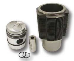 BL22422 Kolbensatz komplett - passend zu Motor Deutz FL712