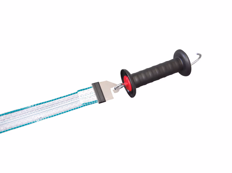 5x Torgriff verzinkt mit Litzclip BV 40mm Niro