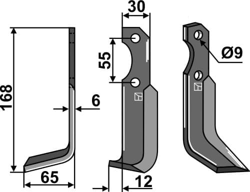 BL27615 Fräsmesser L - passend zu Bertolini 17003