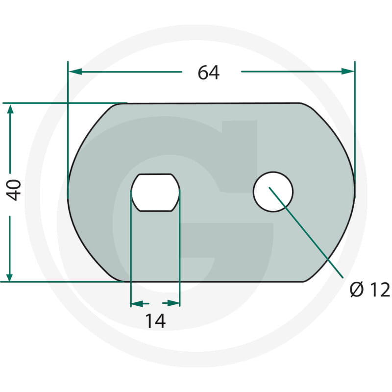 Messerhalter - passend zu Krone Big M II, Easy Cut