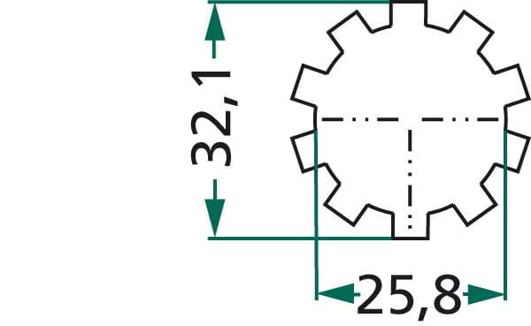 Driving disc 225 B/Z