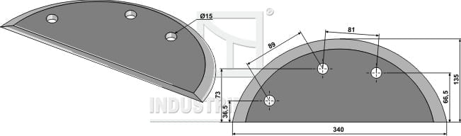 BL29693 Futtermischwagenmesser
