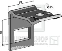 BL28614 Halter für Zinken 60 x 12