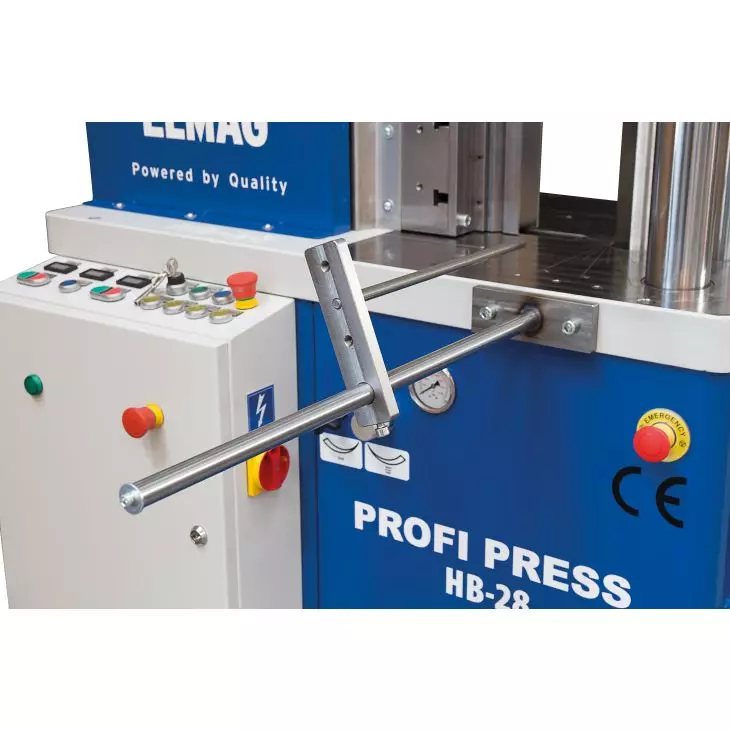 ELMAG Hydraulische Biegepresse Horizontale Biegepresse PREMIUM EHB28, 28 t, Flachstahl 200 x 10 mm